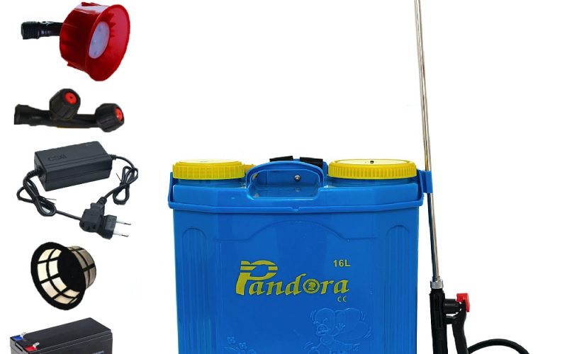 Stropește ușor și productiv cu pompa electrică tip vermorel pentru stropit Pandora Micul Fermier
