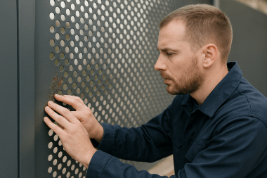 Pot fi reparate panourile traforate metalice deteriorate