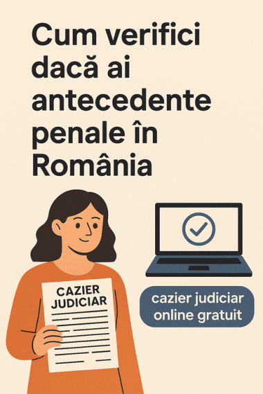 cazier judiciar online gratuit