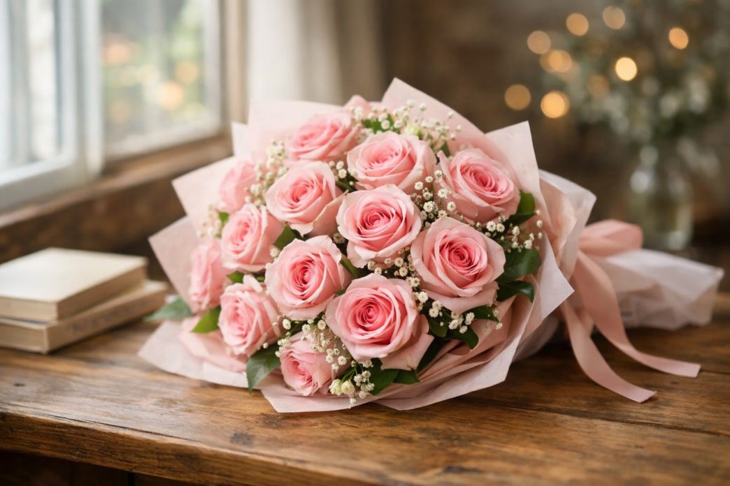 Semnificația trandafirilor roz în limbajul florilor
