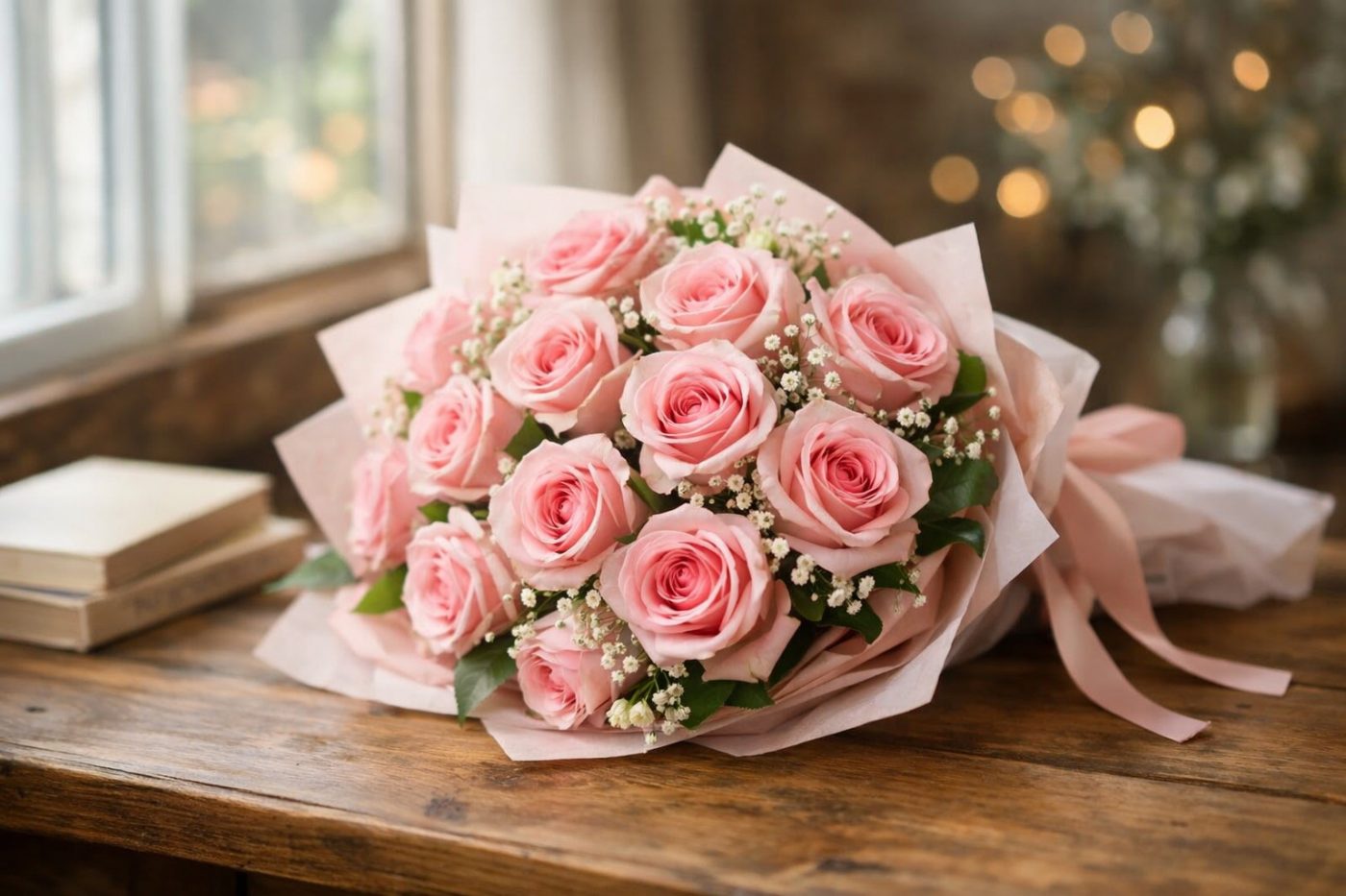 Semnificația trandafirilor roz în limbajul florilor