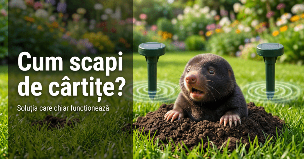 Cum Scapi de Cârtițe din Grădină – Metode Eficiente și Sigure