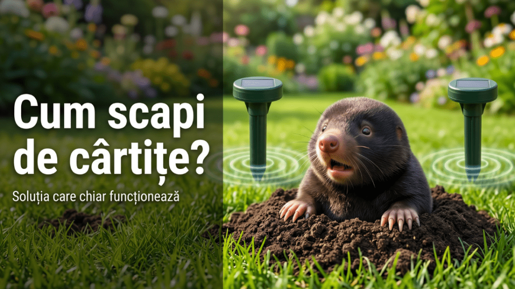 Cum Scapi de Cârtițe din Grădină – Metode Eficiente și Sigure