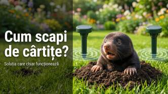 Cum Scapi de Cârtițe din Grădină – Metode Eficiente și Sigure