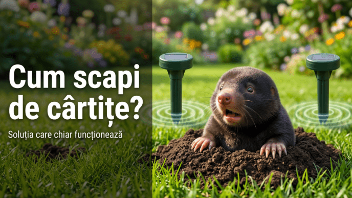 Cum Scapi de Cârtițe din Grădină – Metode Eficiente și Sigure