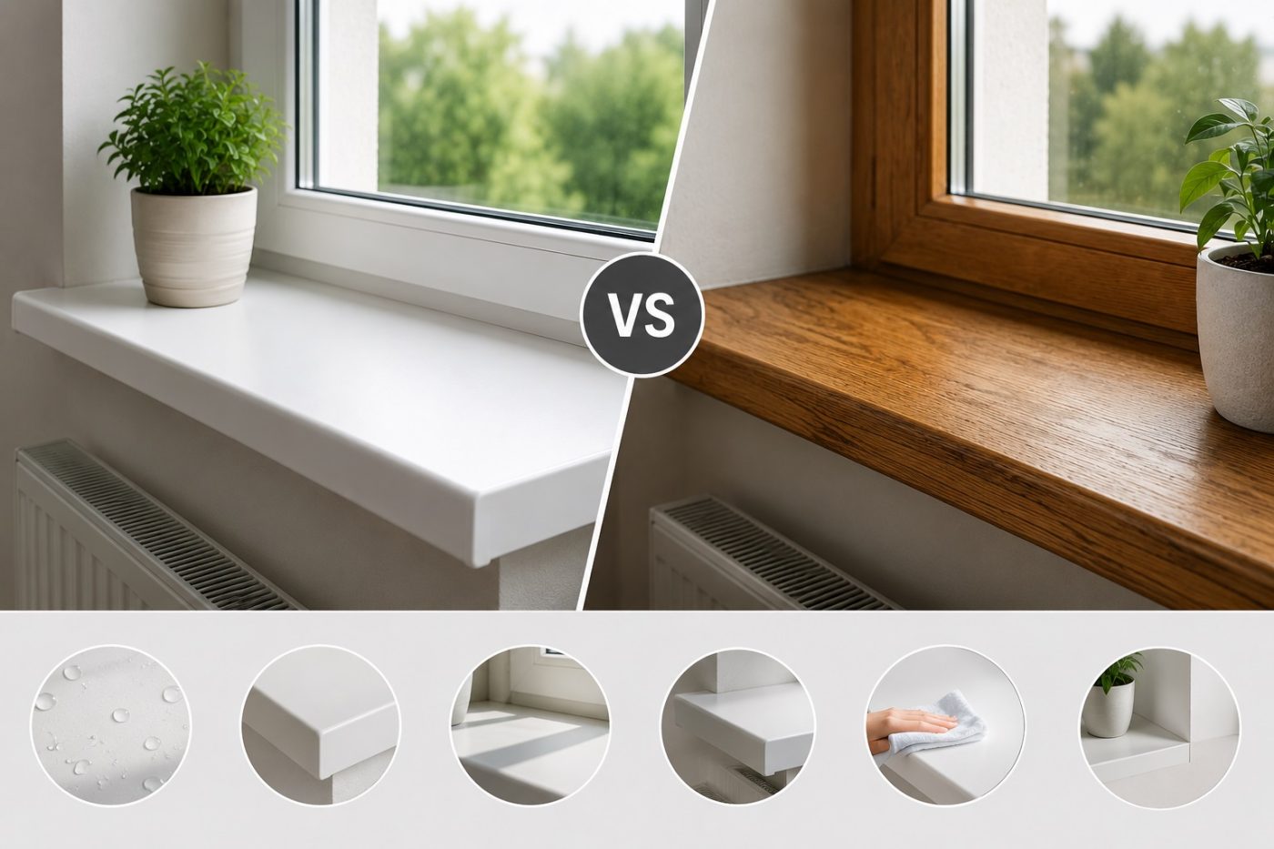 glafuri de interior din PVC