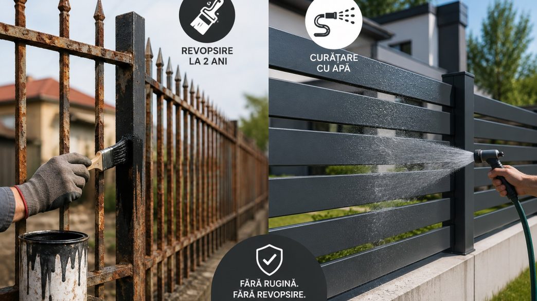 gard din aluminiu